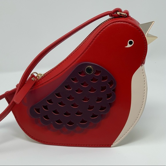 kate spade Handbags - Kate Spade Ooh La La Red Carpet Bird Crossbody